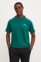 Adidas pamut póló zöld, férfi, nyomott mintás, IZ1171 - zöld S