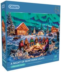 Gibsons - Éjszaka az északi fény alatt 1000 darabos kirakó (G6407)