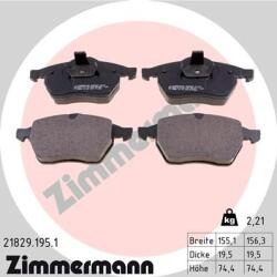 ZIMMERMANN set placute frana, frana disc ZIMMERMANN 21829.195. 1 (21829.195.1)