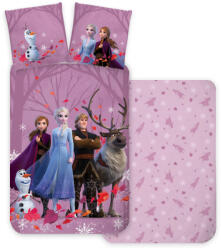 Brandmac Disney Jégvarázs Purple gyerek ágyneműhuzat 100×135 cm, 40×60 cm BRM015142 (BRM015142)