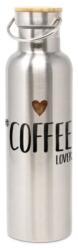 PPD Rozsdamentes acél útipalack, duplafalú, 0, 75l, Coffee Lover