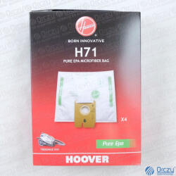 Hoover Porzsák H71 4db (eredeti) HOOVER porszívó