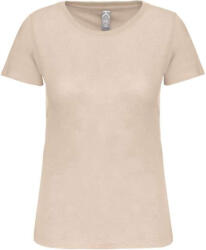 Kariban Női organikus kereknyakú rövid ujjú póló, Kariban KA3026IC, Light Sand-S (ka3026iclsa-s)