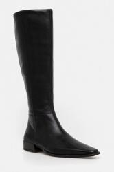 Vagabond Shoemakers bőr csizma NELLA fekete, női, lapos talpú, 5816-101-20 - fekete Női 36