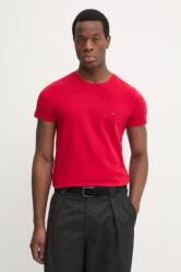 Tommy Hilfiger t-shirt piros, férfi, sima, MW0MW10800 - piros XL - answear - 9 990 Ft