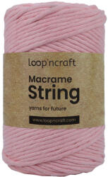 Loop'n craft 3mm macrame kifésülhető fonal 32 Barack