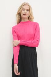 ANSWEAR pulóver könnyű, női, rózsaszín, félgarbó nyakú - rózsaszín M/L - answear - 9 490 Ft