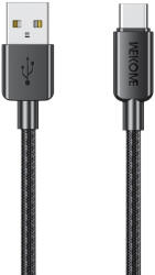 Wekome WDC-03 USB-C kábel - 6A, 480 Mbps, 1.0 m, fekete