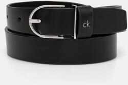 Calvin Klein bőr öv fekete, női, K60K612861 - fekete 80
