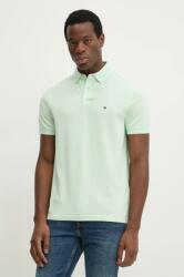 Tommy Hilfiger poló zöld, mintás, MW0MW17770 - zöld S - answear - 37 990 Ft