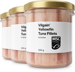 Vilgain File ton yellowfin în suc propriu -⁠ conținut ridicat de omega-3, fără adaos de uleiuri, din pescuit sustenabil - vilgain - 62,37 RON