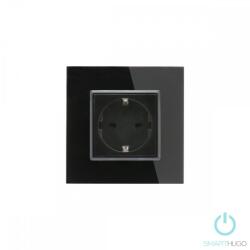 Smarthugo Egyes Fekete Wifi Üvegkeretes Konnektor (sh1520002)