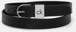 Calvin Klein bőr öv fekete, női, K60K612856 - fekete 90