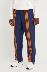 Adidas melegítőnadrág Club TrackPant sötétkék, mintás, JN5971 - sötétkék M