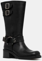 Vagabond Shoemakers bőr csizma DANIELLA fekete, női, lapos talpú, 5820-101-20 - fekete Női 40