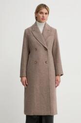 Levi's kabát gyapjú keverékből bézs, átmeneti, oversize, A8533 - bézs M