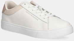 Tommy Hilfiger bőr sportcipő ESSENTIAL COURT SNEAKER bézs, FW0FW08320 - bézs Női 41