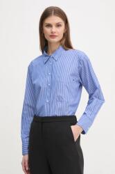 Tommy Hilfiger pamut ing női, galléros, lila, regular - lila 38