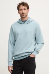 Calvin Klein felső türkiz, férfi, sima, kapucnis, K10K109927 - türkiz L