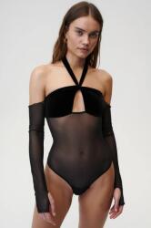 Undress Code body Bisou Bodysuit fekete, női, sima, 714 - fekete L
