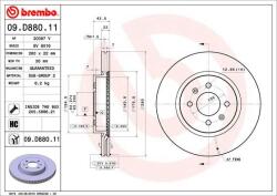 BREMBO Disc frana BREMBO PRIME LINE - UV Coated 09. D880.11 (09.D880.11)