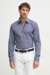 HUGO BOSS ing férfi, galléros, sötétkék, regular, 50533021 - sötétkék 41