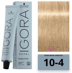 Schwarzkopf Igora Royal hajfesték 10-4 Highlifts - szepsegtrend