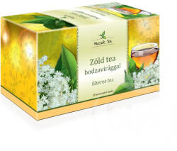 Mecsek Tea zöld tea bodzavirággal 20x2g 40 g - hogymi