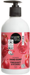 Organic Shop bio gránátalma pacsuli vitaminos folyékony kézmosó szappan 500 ml - hogymi