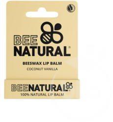 Bee Natural kókusz vanília illatú natúr méhviasz ajakbalzsam 4g - hogymi