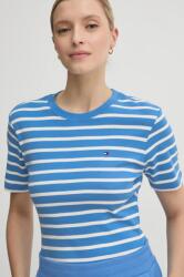 Tommy Hilfiger pamut póló női, WW0WW40587 - kék M - answear - 21 990 Ft