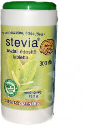 Stevia tabletta mellékíz mentes 300 db - hogymi