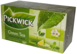 Pickwick green tea variation jázmin, citrom, menta, earl grey 40g