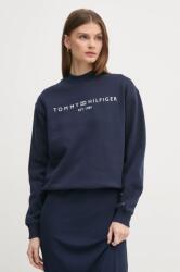 Tommy Hilfiger felső sötétkék, női, nyomott mintás, WW0WW39791 - sötétkék M