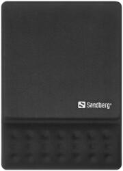 Sandberg egérpad - memory foam mousepad square (memória habos csuklótámasz fekete)