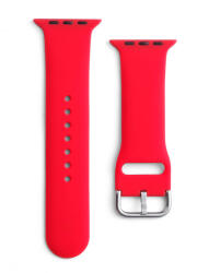 Hurtel APS szilikon csereszíj Apple Watch 9 / 8 / 7 / 6 / 5 / 4 / 3 / 2 / SE (41 / 40 / 38mm) piros