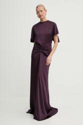 Victoria Beckham ruha lila, maxi, harang alakú, 1125WDR005454A - lila 34