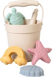 Saro Baby Set jucarii pentru plaja si nisip din silicon, play fun , neutru (6100)