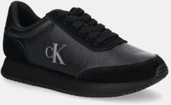 Calvin Klein bőr sportcipő RUNNER LACEUP LOW MIX MG fekete, YW0YW01798 - fekete Női 36