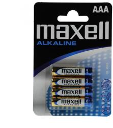 Maxell LR03 AAA elem, alkáli, mini ceruza, 1, 5V, 4 db/csomag (Maxell LR03)