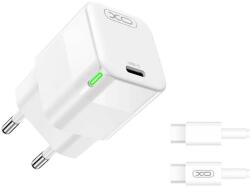 XO Wall charger CE06, 30W, USB-C, with cable UBS-C