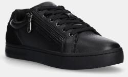 Calvin Klein Jeans bőr sportcipő CLASSIC CUPSOLE ZIP LOW IN fekete, YM0YM01254 - fekete Férfi 40 - answear - 37 990 Ft