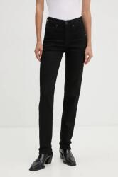 Levi's farmer 724 HIGH RISE STRAIGHT - fekete 28/30