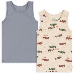 Konges Sløjd gyerek top BASIC 2 TANKTOP GOTS 2 db bézs, mintás, KS101410 - bézs 86