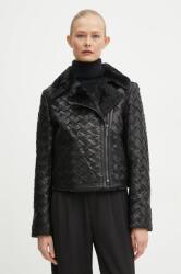 Marciano Guess rövid kabát CAMILLE női, fekete, átmeneti, 4BGL31 7204A - fekete 36