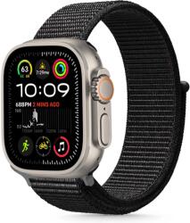  Szíj Tech-protect Nylon Apple Watch 6 / 7 / 8 / 9 / 10 / Se / Ultra 1 / 2 (44 / 45 / 46 / 49 Mm) Black