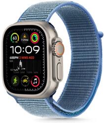 Szíj Tech-protect Nylon Apple Watch 6 / 7 / 8 / 9 / 10 / Se / Ultra 1 / 2 (44 / 45 / 46 / 49 Mm) Baby Blue