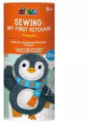 AVENIR Varrható plüss kulcstartó - Pingvin (CH1634)
