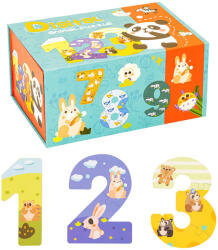 Leziter Fa puzzle számokkal (BTE-5-SZAM)