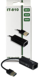 Inter-Tech Argus IT-810 USB Gigabit Ethernet Adapter Black
